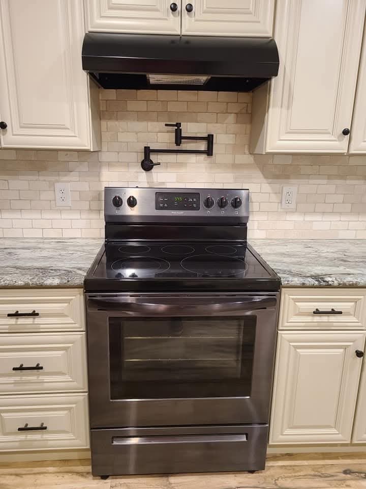 Kitchen pot filler install